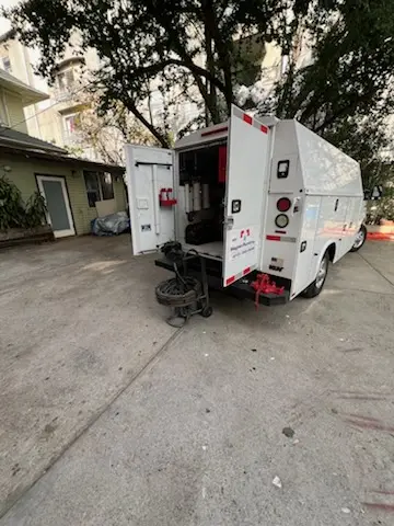 Magnet Plumbing service vehicle on-site for Water Heater Repair in Waikoloa Village